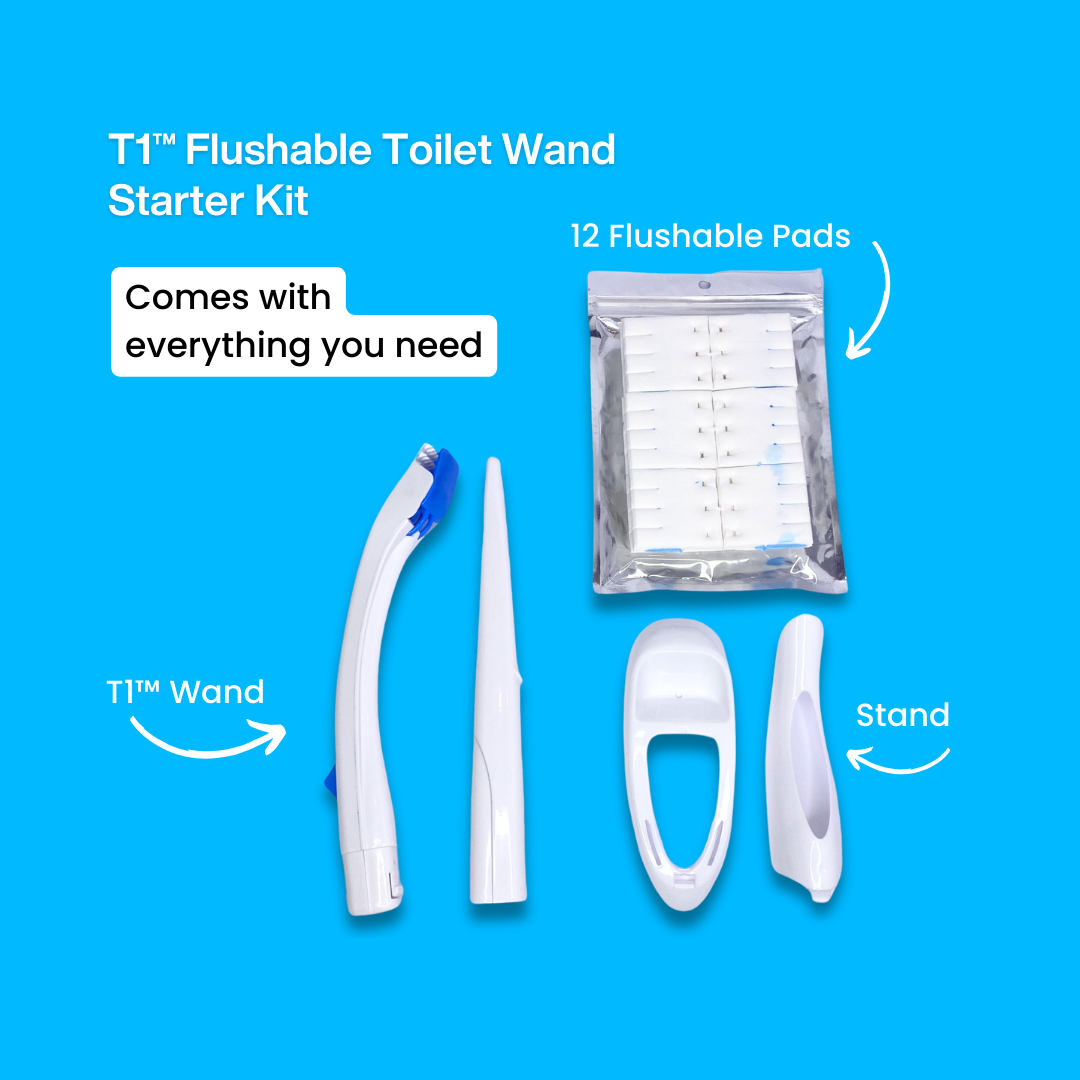 T1™ Flushable Toilet Wand